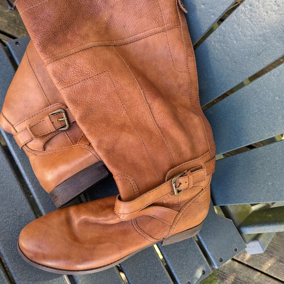 Marc Fisher Genuine Leather Oman Knee length boots wide calf style 11M - Picture 10 of 11